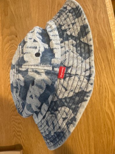 Supreme Fat Tip Jacquard Denim Crusher "Blue"