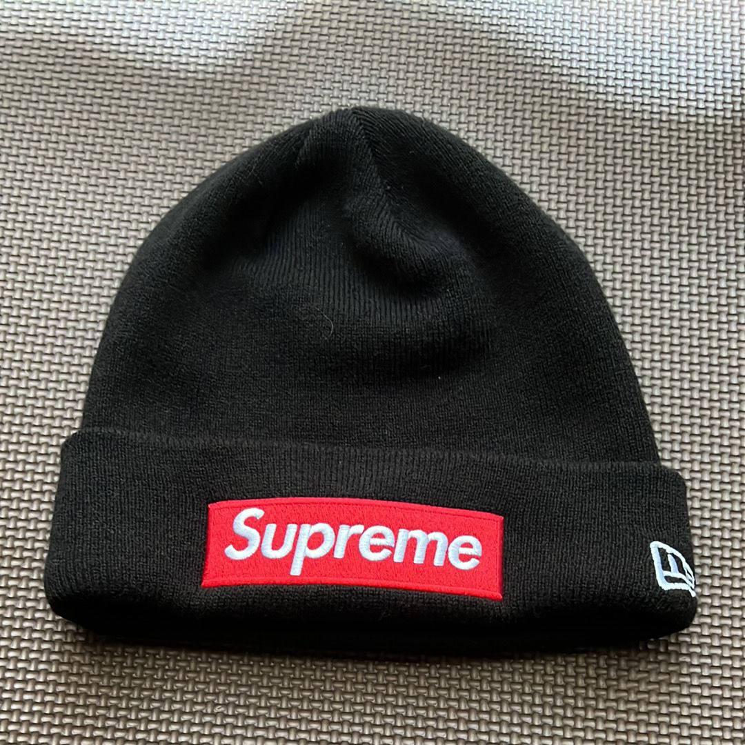 Supreme New Era Box Logo Beanie "Black"