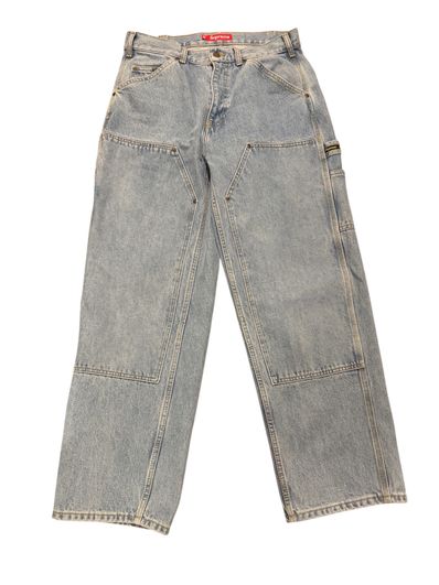 Supreme Double Knee Painter Pant "Washed Indigo" (24FW)