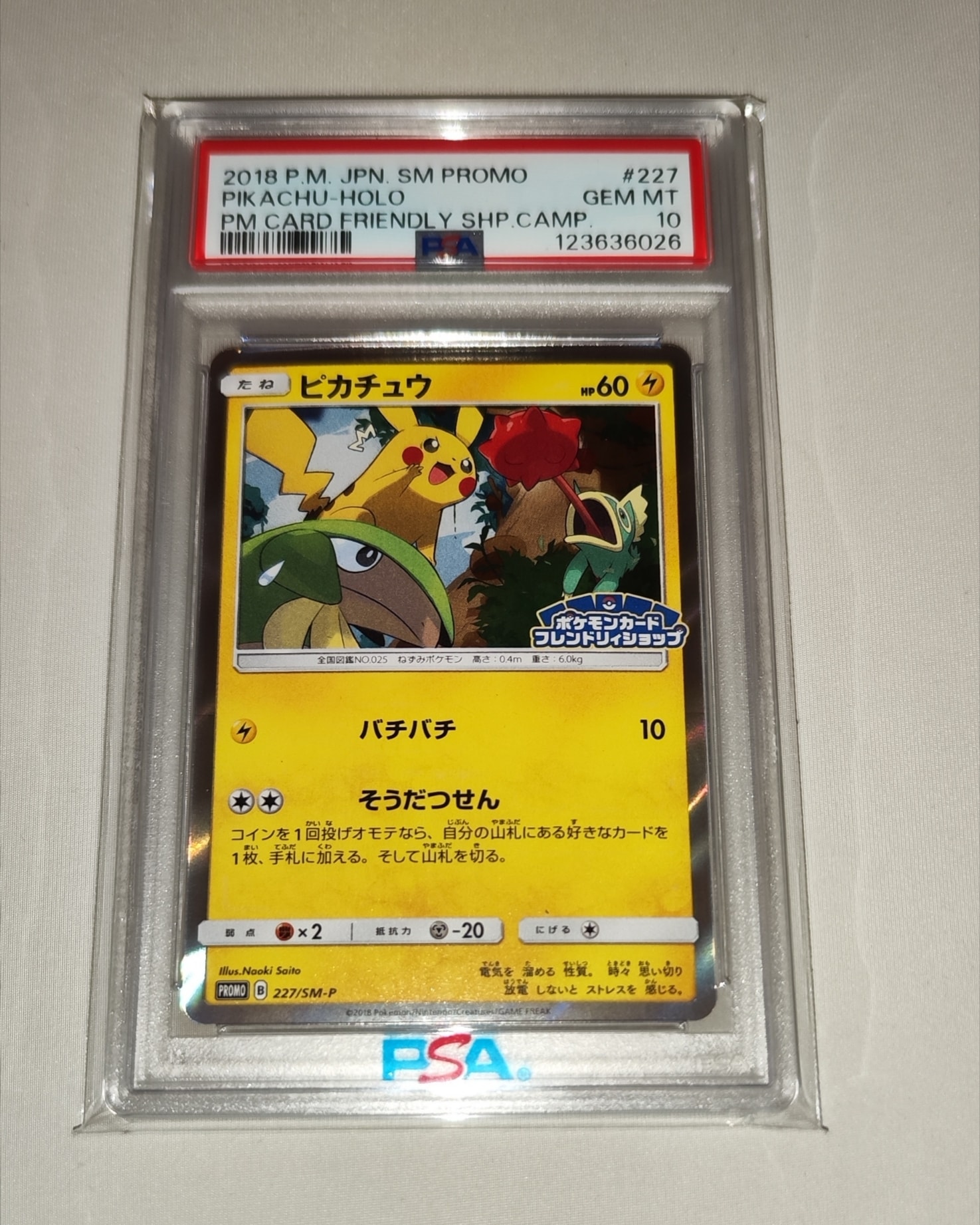 ピカチュウ P [SM-P 227](プロモーションカード「ポケモンカード