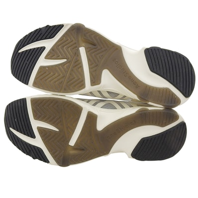 アクネ ストゥディオズ メッシュ レースアップ ローカット スニーカー シューズ メンズ グレー オフホワイト 40 40