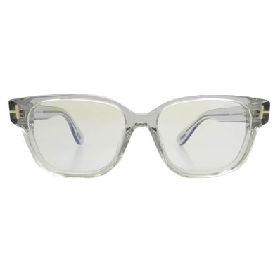 TOM FORD トムフォード TF6071-D-B 日本企画モデル ブルーライトカット ウェリントン シェイプ カラー レンズ サングラス クリア系 54□16 145【極上美品】【中古】