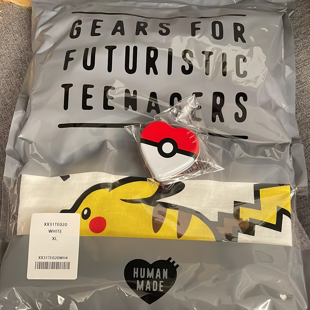 HUMAN MADE x Pokemon Made Graphic T-Shirt #1 (Pikachu) "White"
