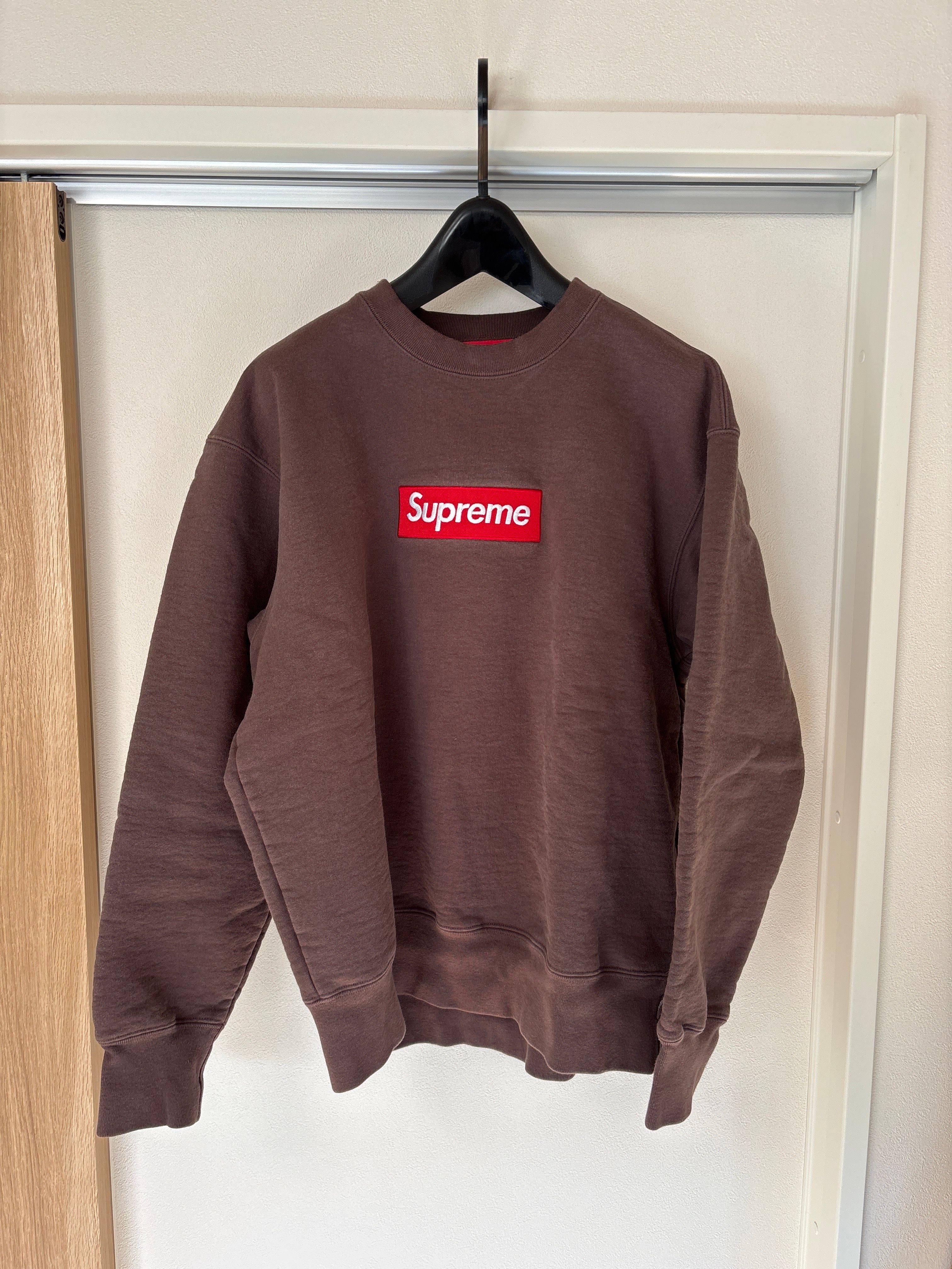Supreme Box Logo Crewneck "Brown" (22FW)