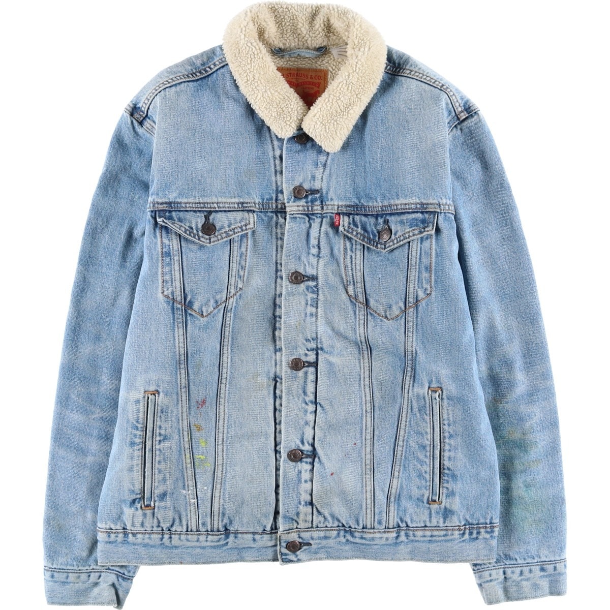 古着 リーバイス Levi's 中綿入り デニムボアジャケット メンズL相当/eaa459308