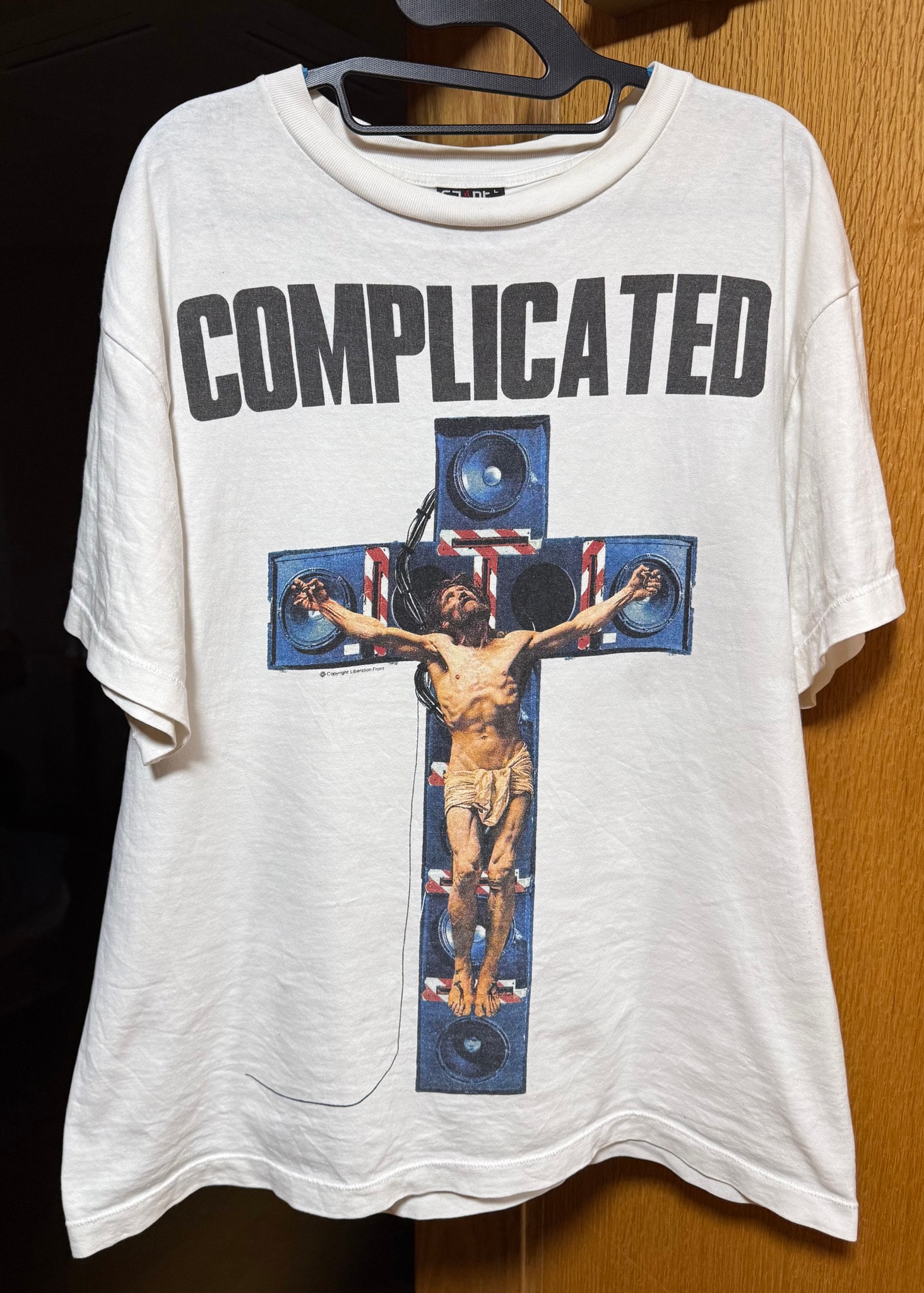 SAINT Mxxxxxx x Kosuke Kawamura KK_SS Tee/Complicated "White"
