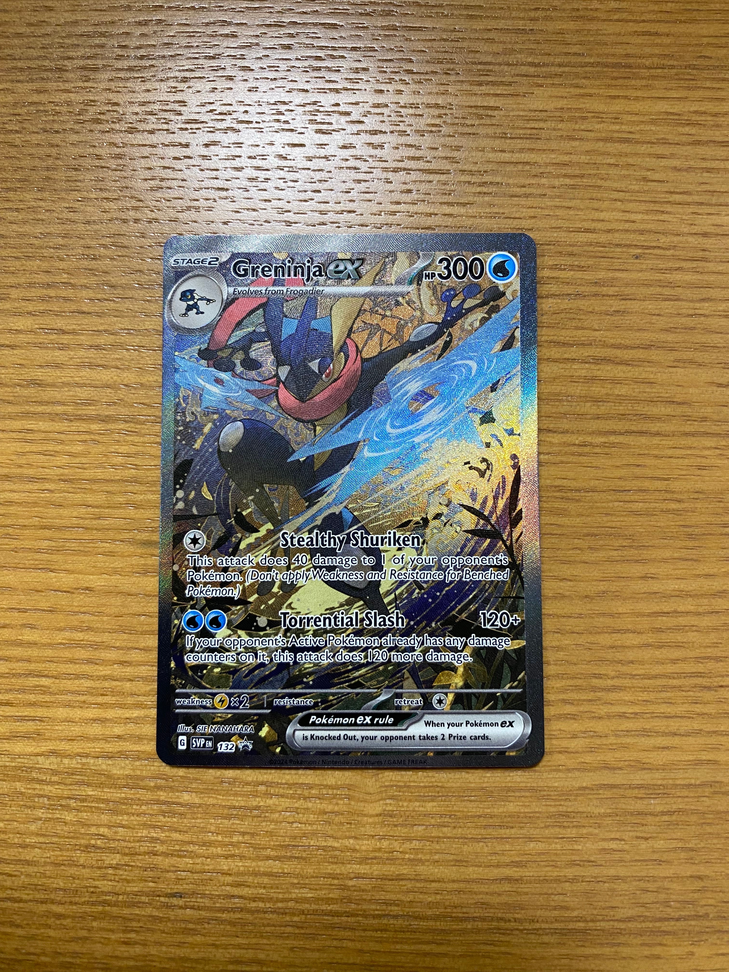 状態B】ゲッコウガex P [SVP EN 132]【英語版】(スカーレット