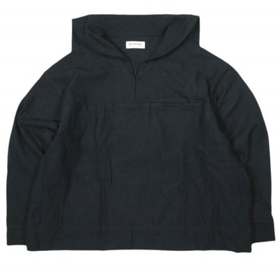 BEAMS BOY ビームスボーイ フラノセーラーカラーブラウス 13-11-0854-791 ONE SIZE NAVY 長袖 シャツ ストレッチ トップス g13913