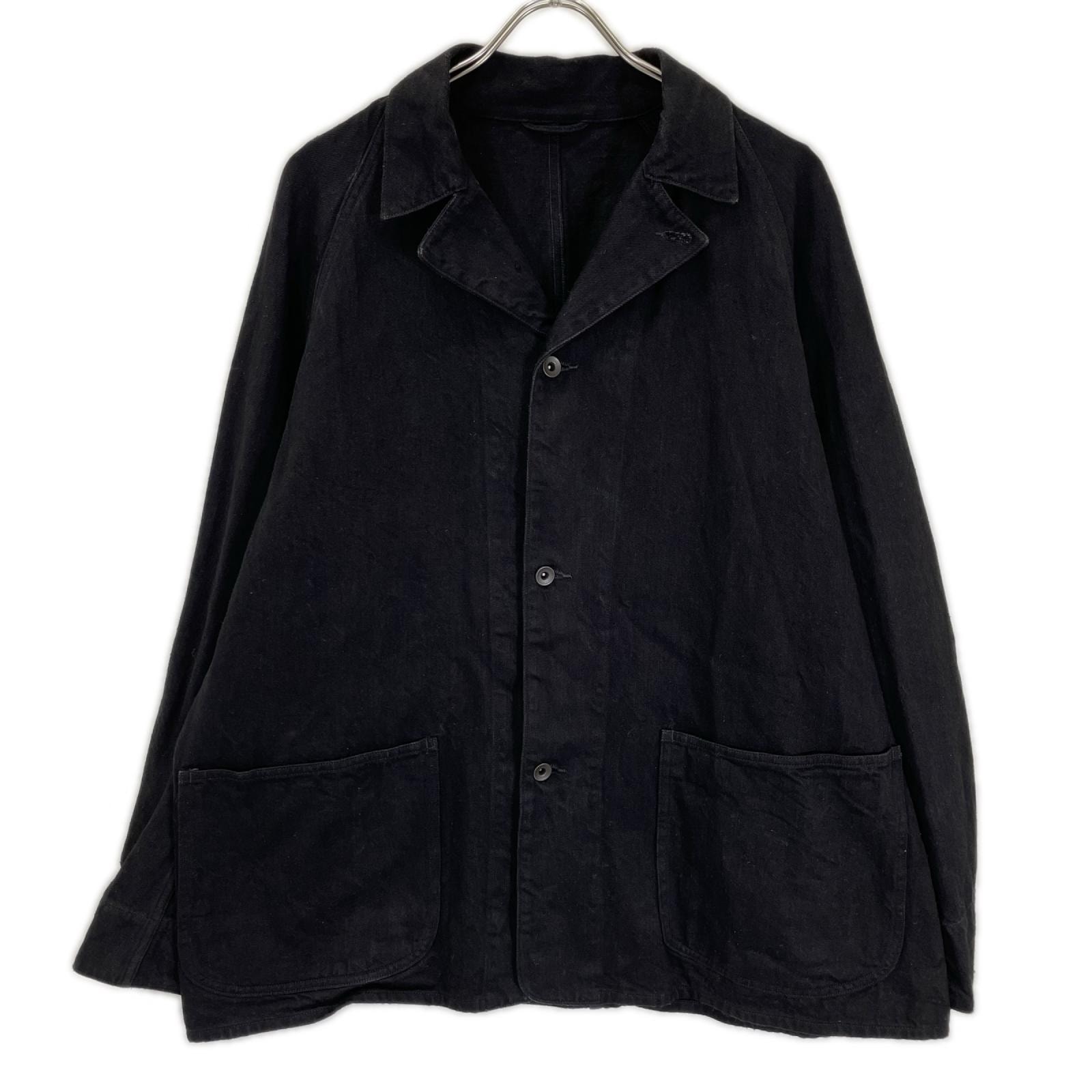コモリ 25SS B01-01002 ブラック デニム ワークジャケット 3