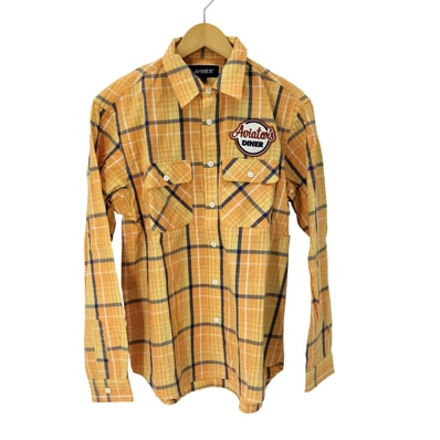L/S CHECK WORK SHIRT AVIATOR'S DINER チェック ワークシャツ アヴィエーターズ ダイナー シャツ【1141341751172】