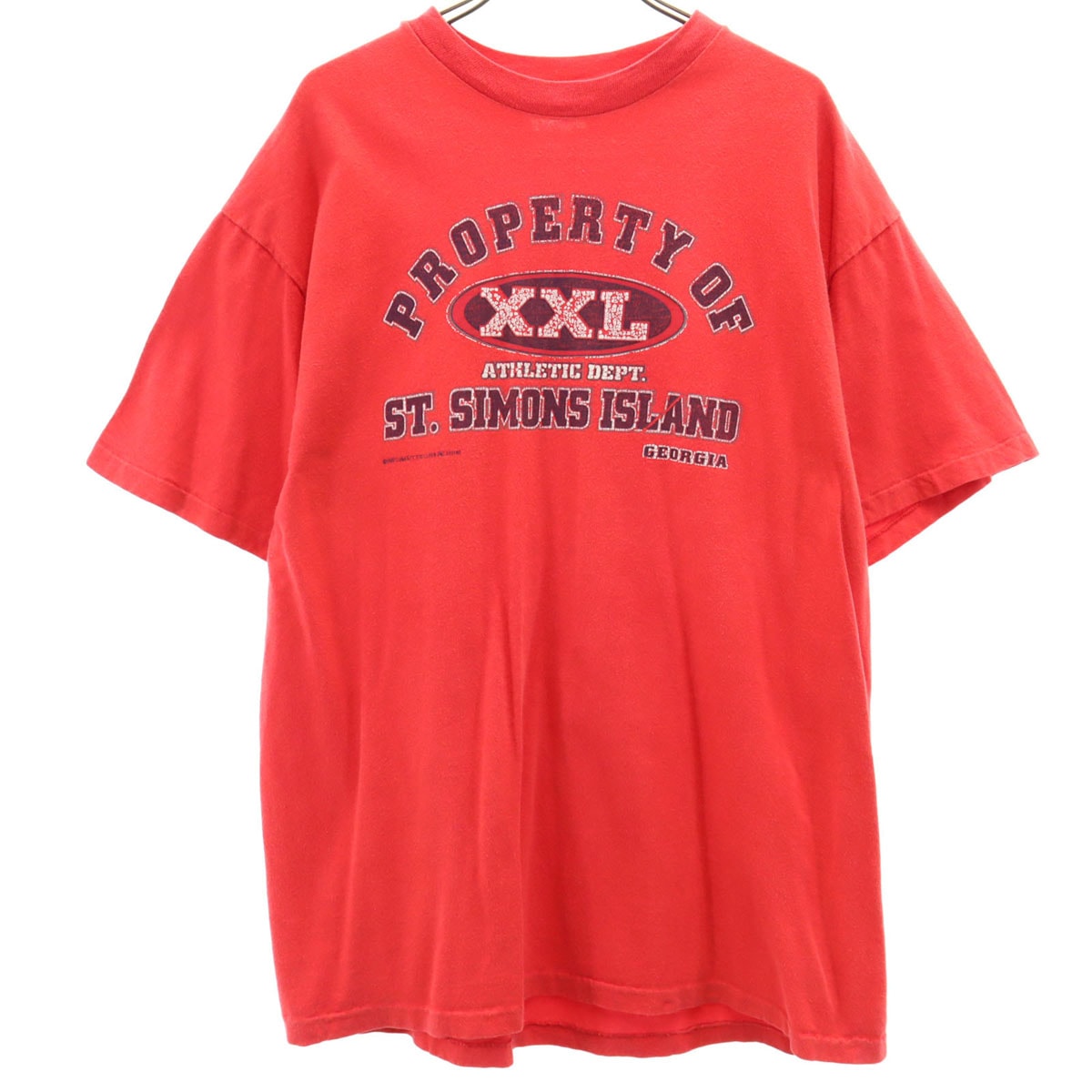Hanes ヘインズ 90s BEEFY-T USA製 オールド 半袖 Tシャツ L レッド系 シングルステッチ