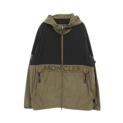 モンクレール MONCLER JOLY フード付き ブルゾン 衣料品 アウター ナイロン レディース カーキ系 / ブラック系 【中古】
