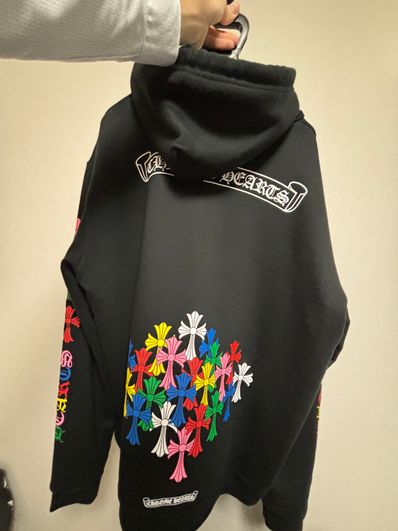 Chrome Hearts Multicolor Pullover Hoodie "Black"