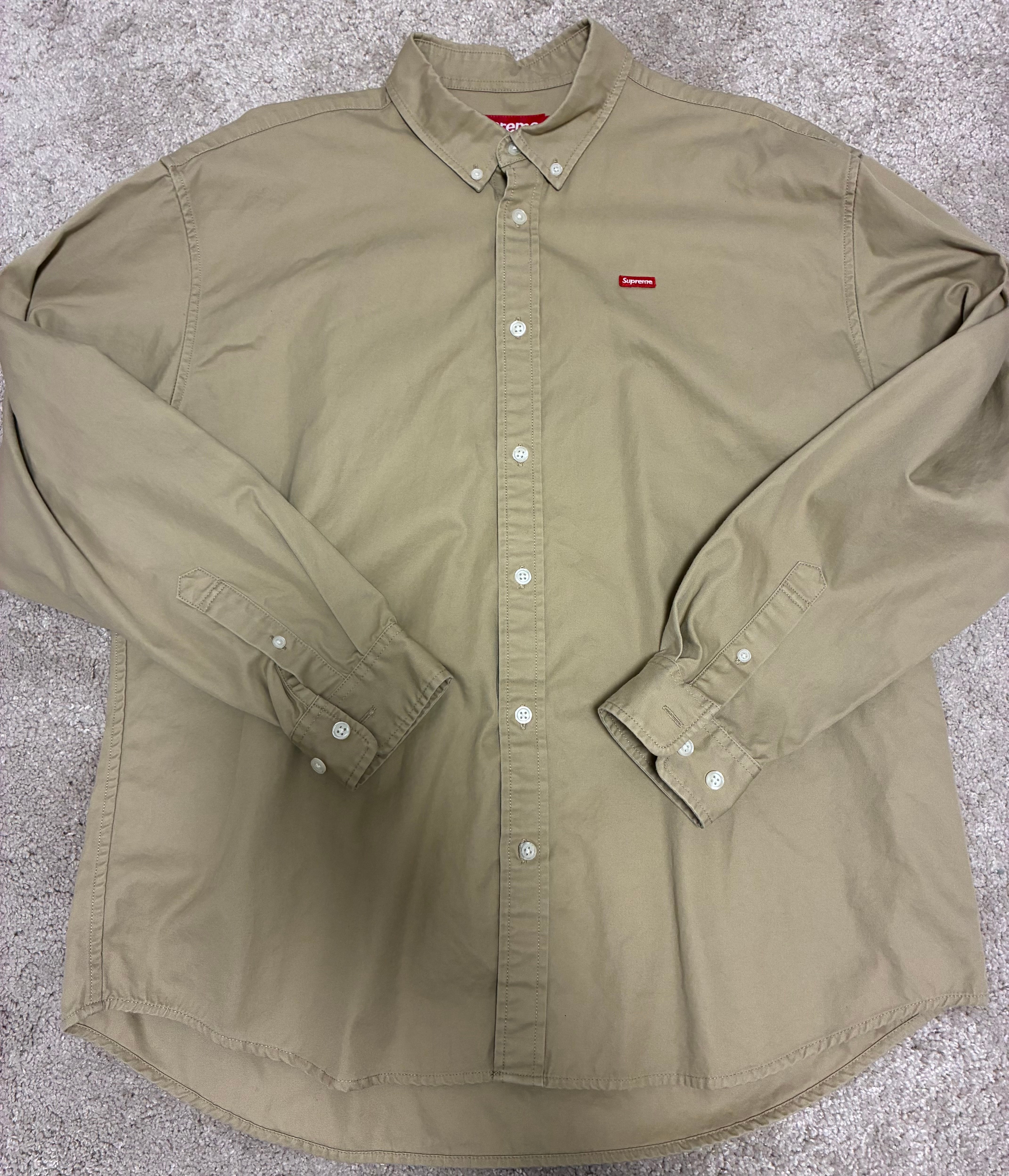 Supreme Small Box Shirt "Tan" (24SS)