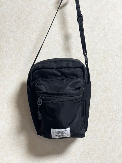 WTAPS RECONNAISSANCE/POUCH/NYLON BLACK