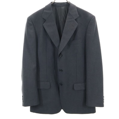 LANVIN ランバン ウール 長袖 テーラードジャケット S50 グレー系
