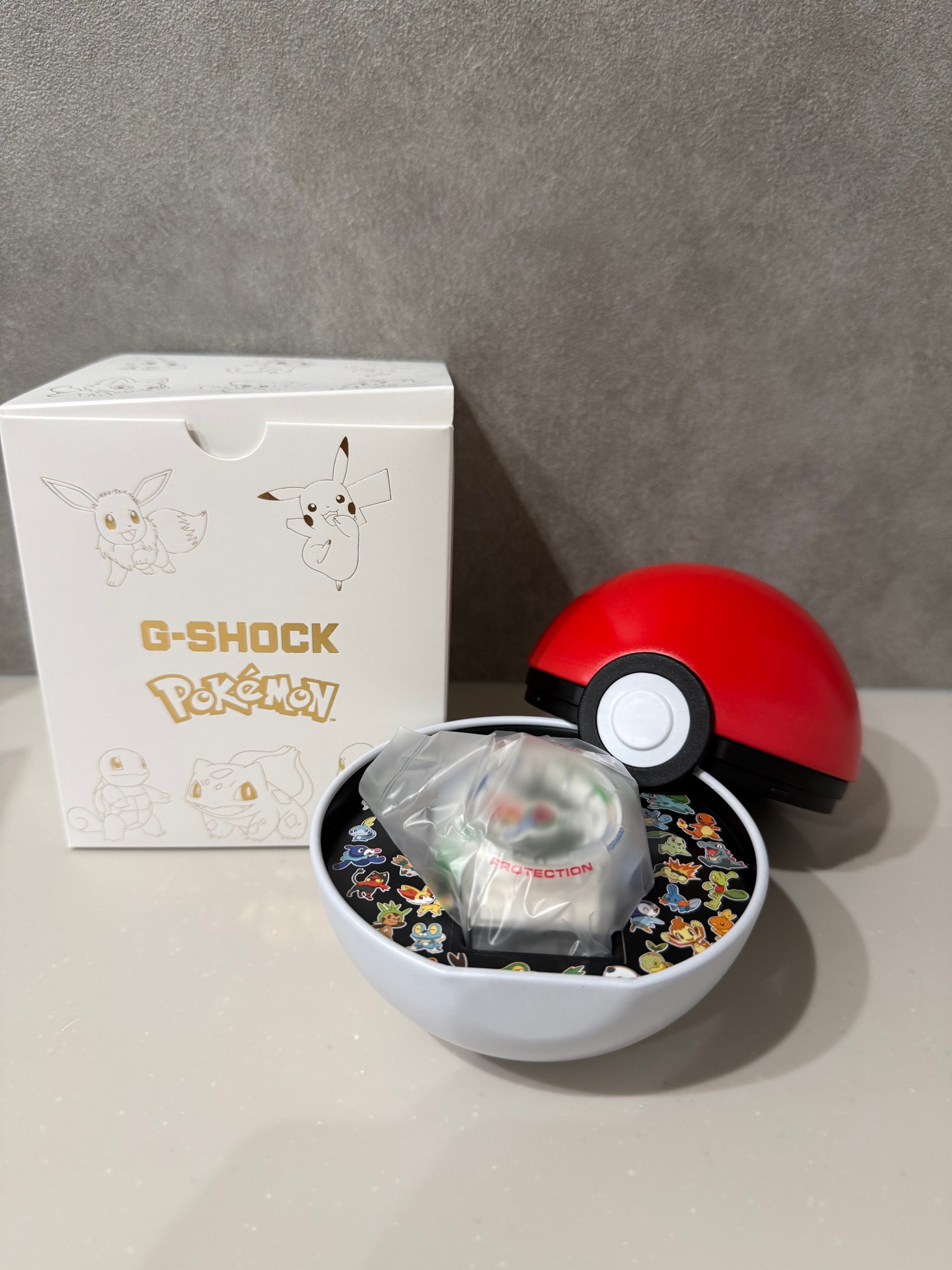 Casio G-Shock x Pokemon GA-110PKM-7AJR "White"