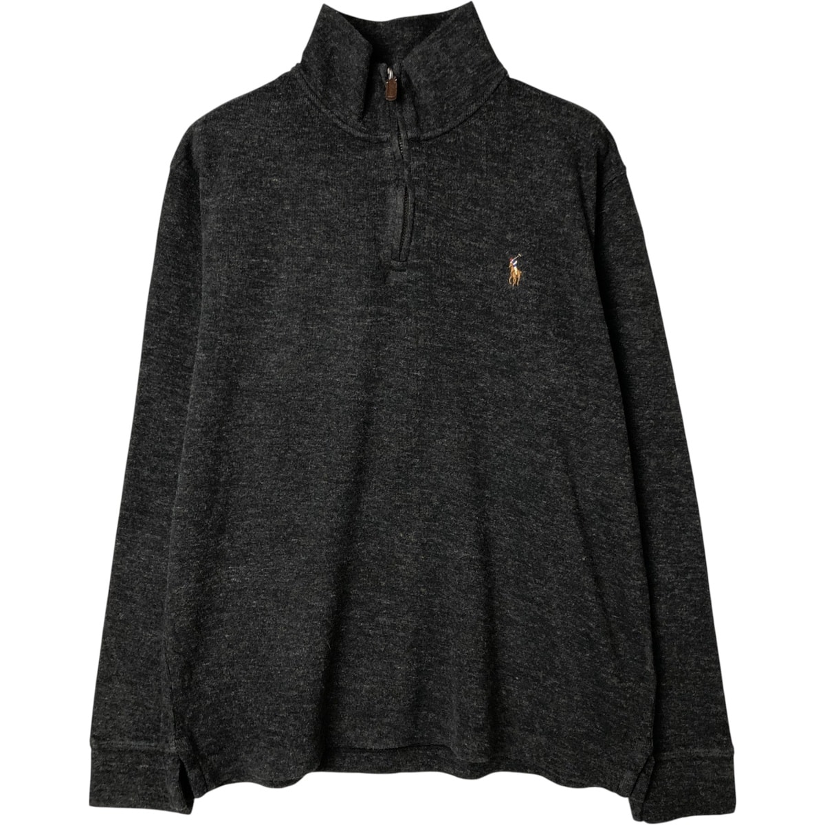 古着 ラルフローレン Ralph Lauren POLO RALPH LAUREN ハーフジップスウェットシャツ トレーナー メンズM相当/eaa587923
