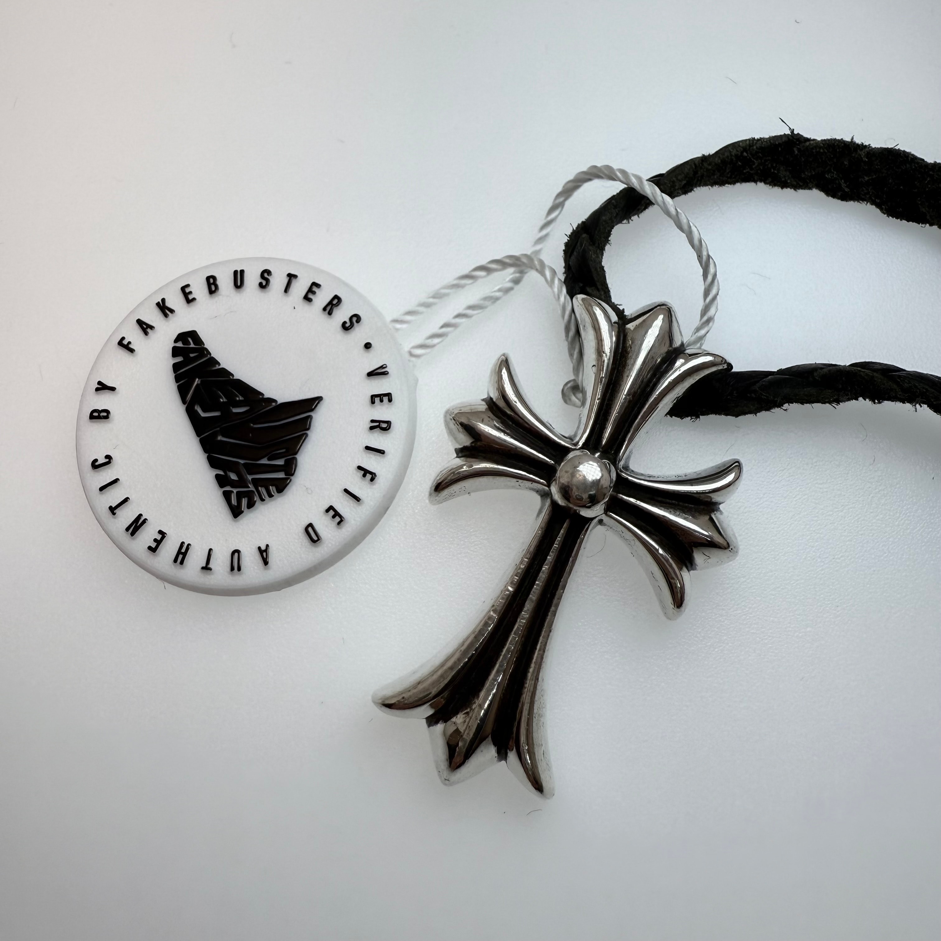 Chrome Hearts Small CH Cross Pendant "Silver"