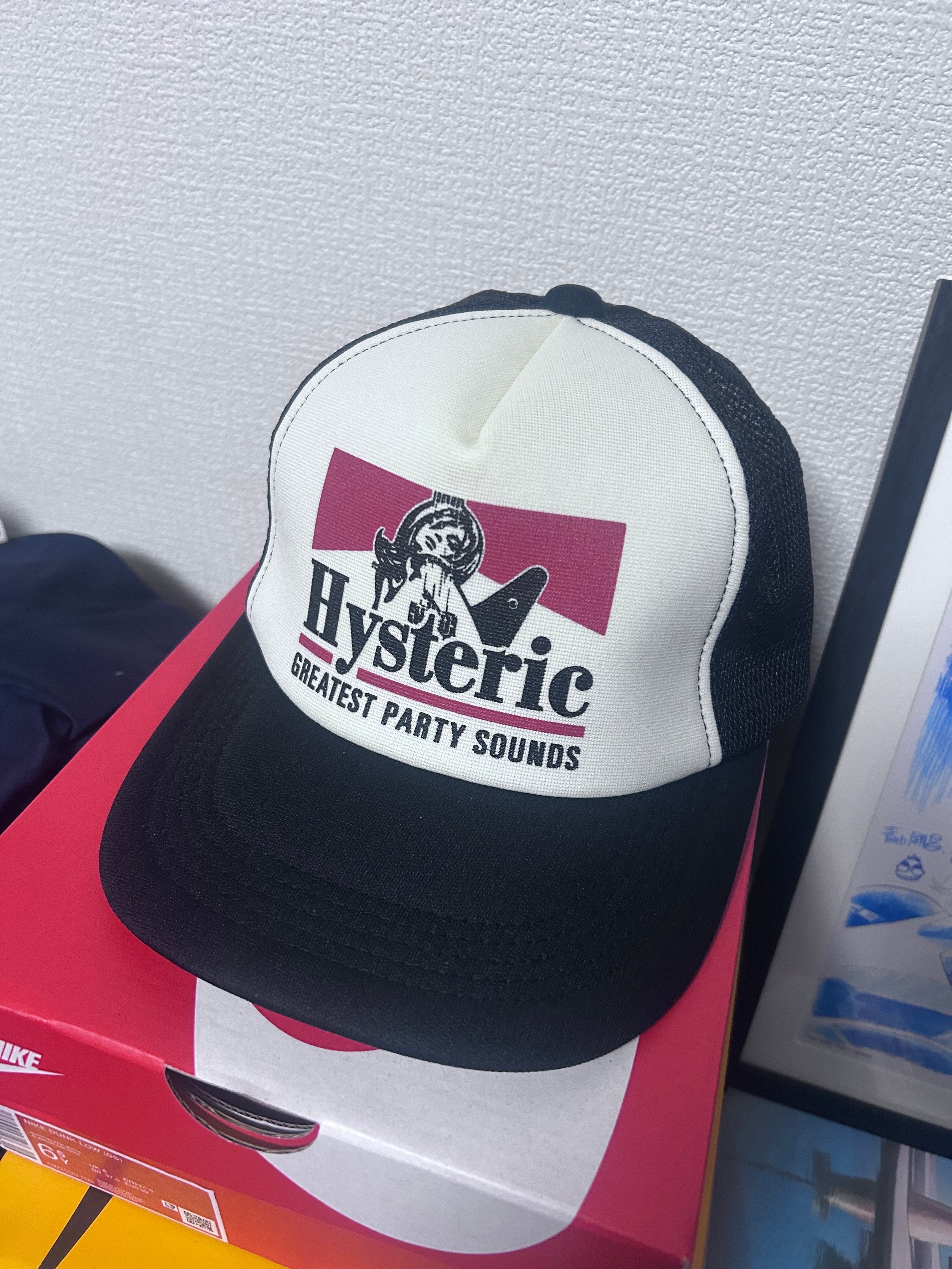 HYSTERIC GLAMOUR Guitar Girl Mesh Cap "Black" 02233QH05