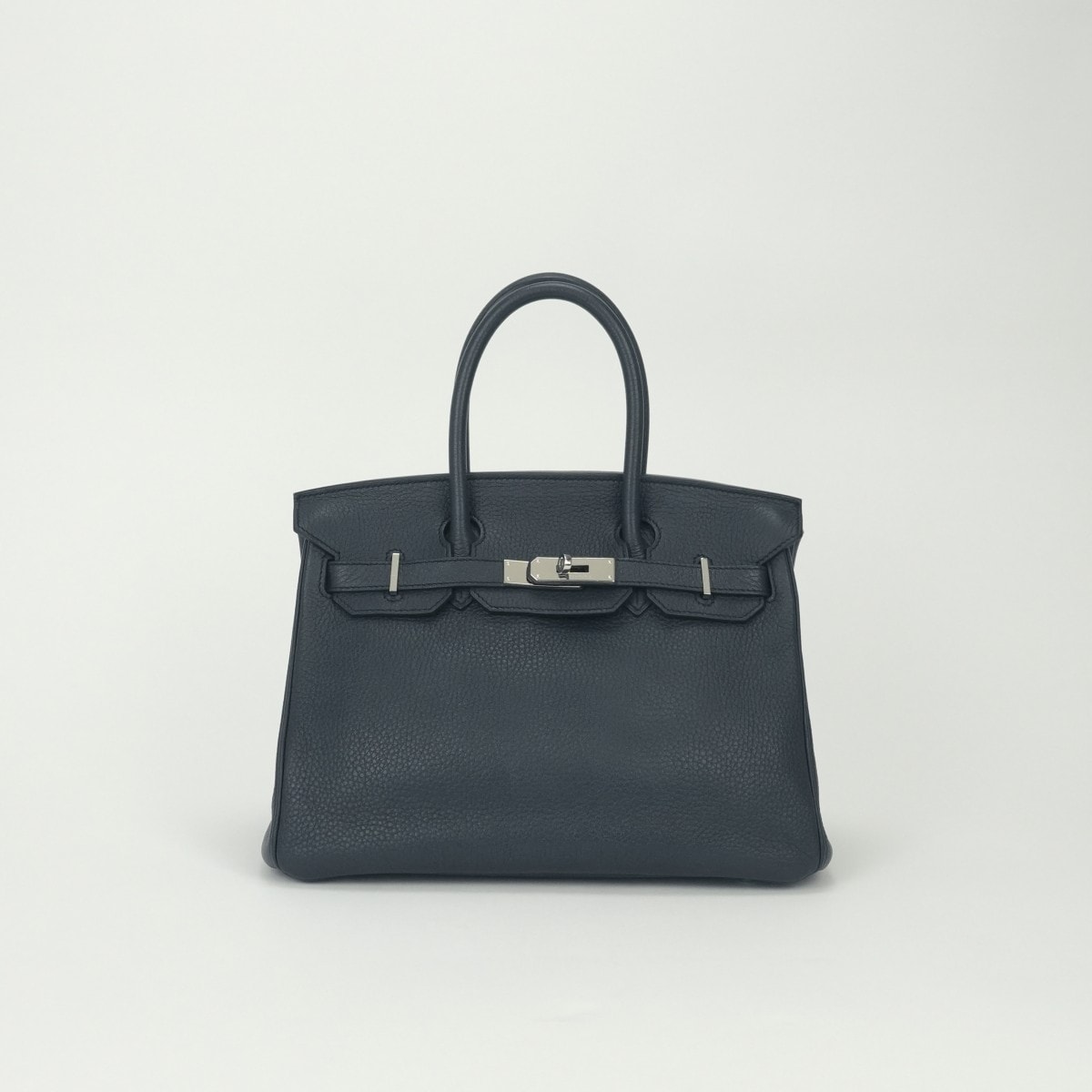 エルメス HERMES バーキン30 バーキン 30 バッグ トートバッグ トリヨンクレマンス ブルーインディゴ BlueIndigo ブルー Blueネイビー Navy 青 紺 シルバー金具 ハンドバッグ