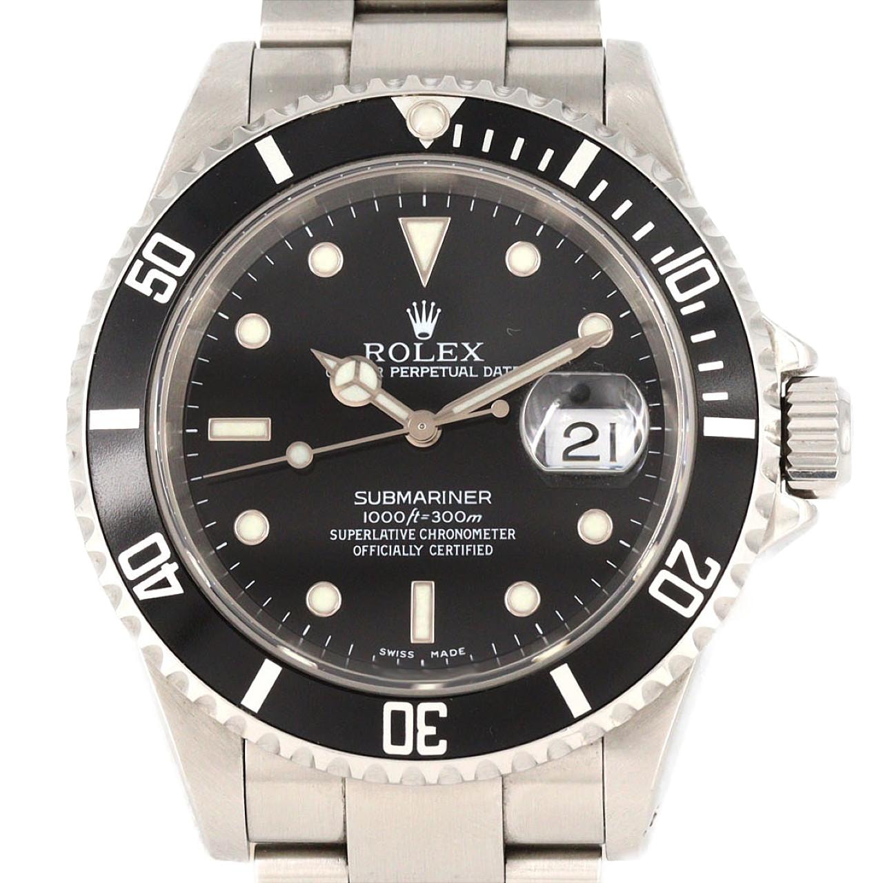 【ノーメンテナンス還元価格】ロレックス サブマリーナーデイト 16610 SS 自動巻 K番