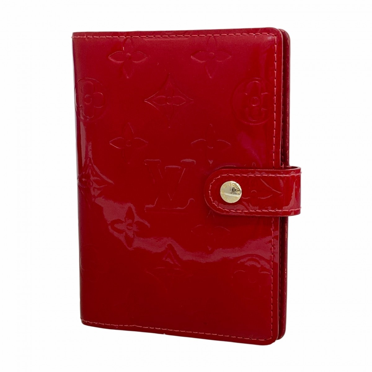 ★SALE【6ce5982-k】ルイヴィトン 手帳カバー ヴェルニ アジェンダPM R21016 ポムダムール【中古】レディース