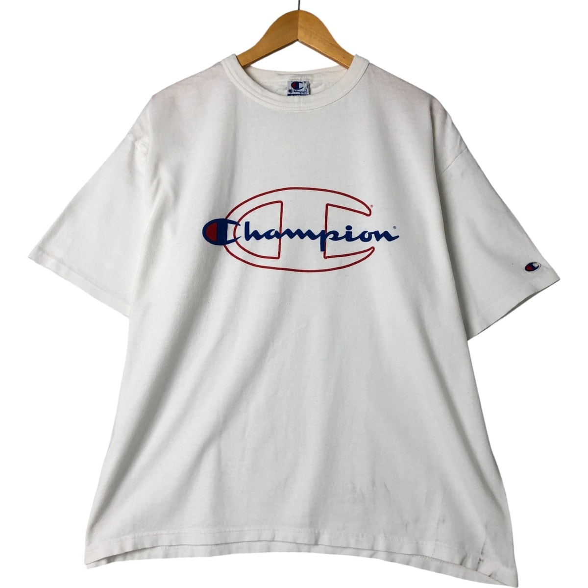 古着 90年代 チャンピオン Champion ロゴプリントTシャツ USA製 メンズXL相当 ヴィンテージ/eaa559318