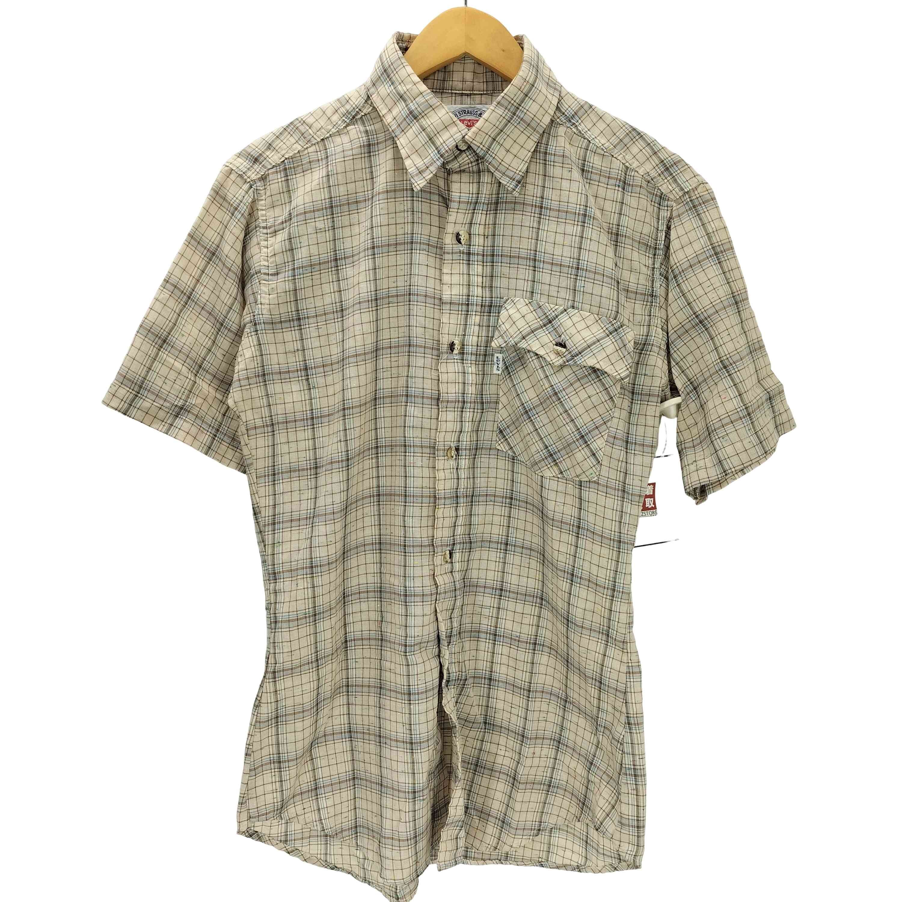 白タブ ウエスタンヨーク ペイント S/S チェック シャツ【1141580830256】