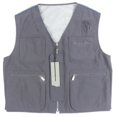 未使用品 ディオール オム
ベスト Multi Pocket Zipup Vest グレー メンズ 52 383C670A5771