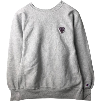 古着 90年代 チャンピオン リバースウィーブ 刺繍タグ アドバタイジング スウェットシャツ トレーナー USA製 メンズL相当/eaa635719