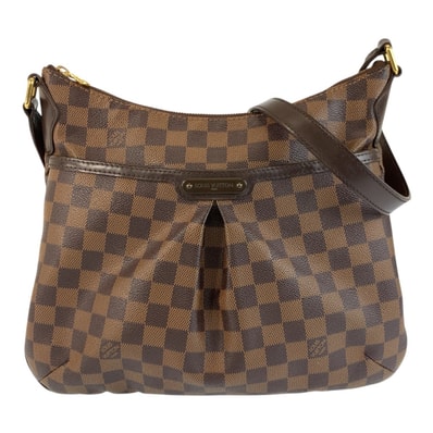 LOUIS VUITTON ルイヴィトン ダミエ ブルームズベリPM ブラウン ゴールド金具 PVC ショルダーバッグ メッセンジャーバッグ 602408 【中古】