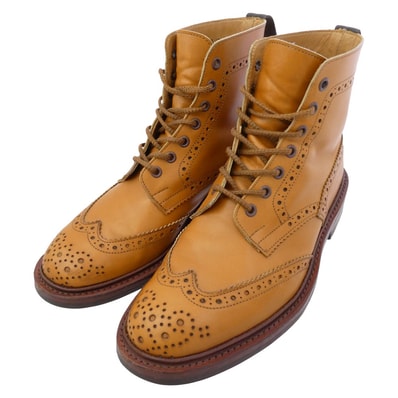 Tricker's トリッカーズ ブーツ M5634 STOW ストウ カントリーブーツ エイコン ダイナイトソール ブラウン系 UK7【中古】