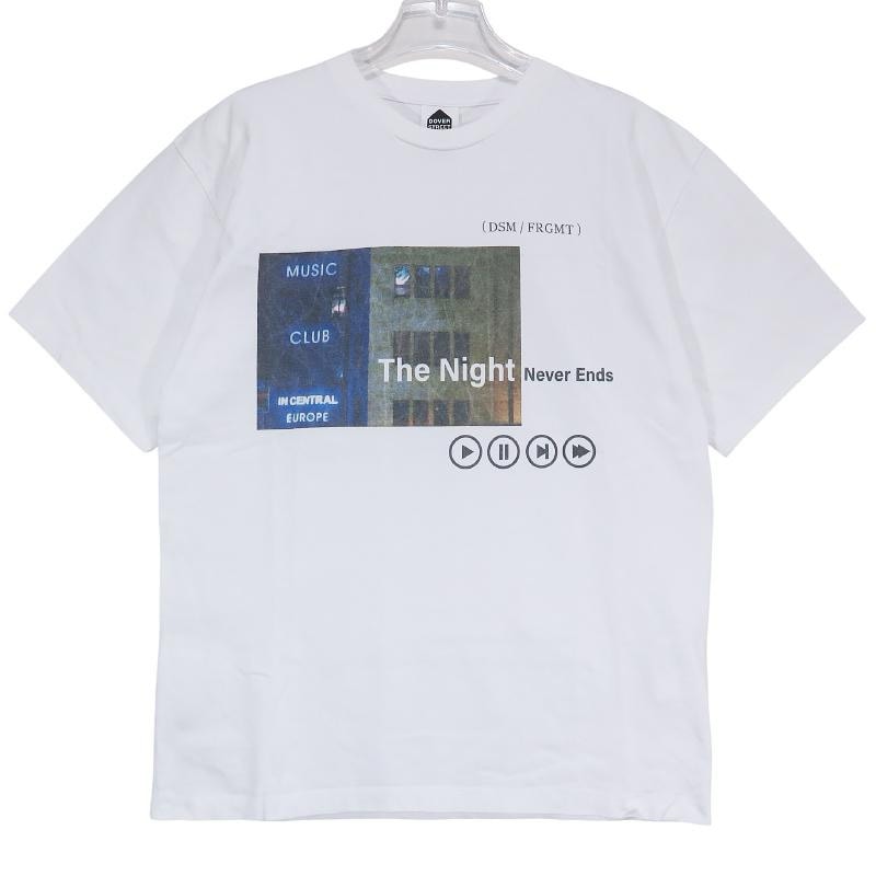 Table Top DSM:FRGMT x DOVER STREET MARKET フラグメント デザイン x ドーバー ストリート マーケット THE NIGHT NEVER ENDS TEE テーブルトップ Tシャツ ホワイト 半袖 サイズM