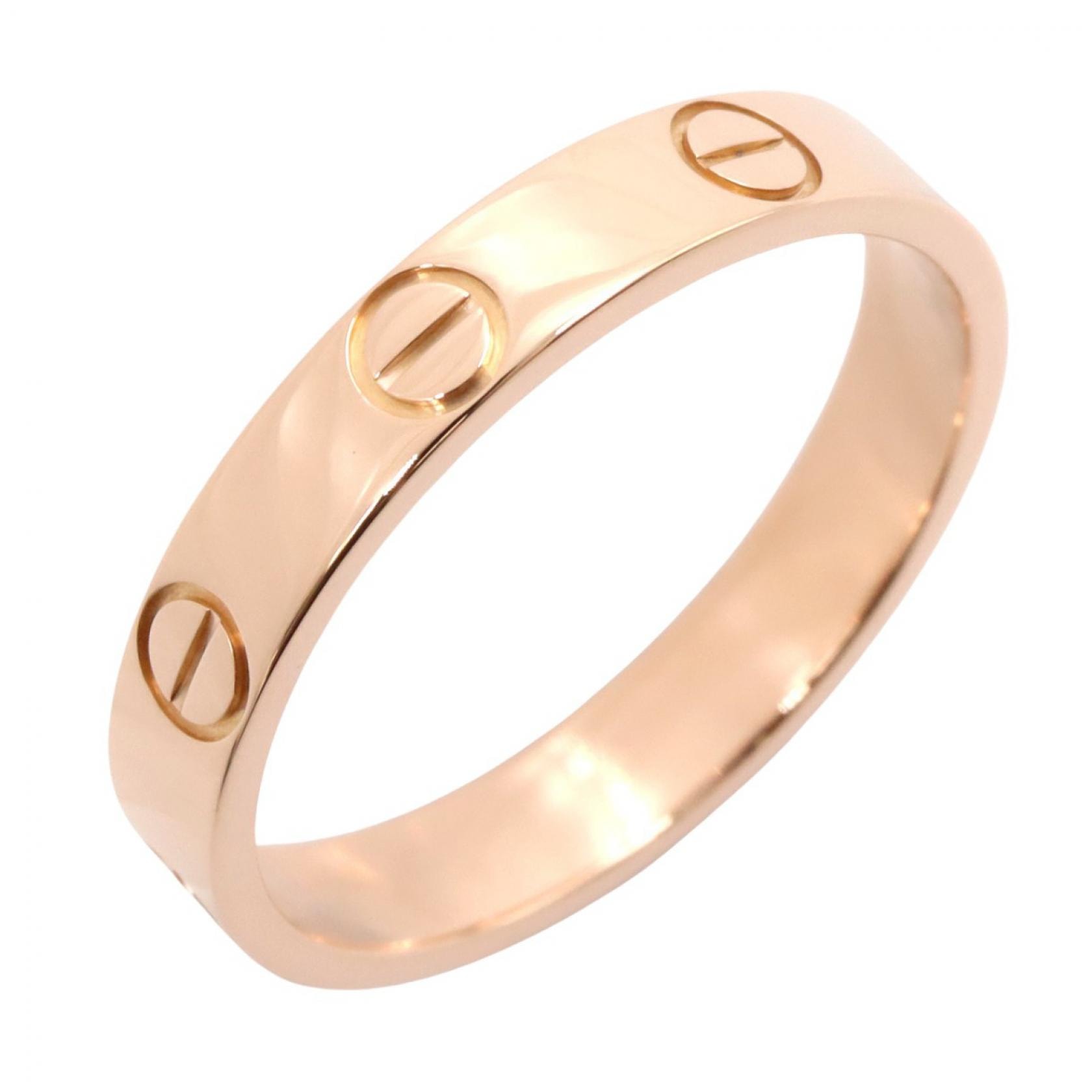 カルティエ CARTIER ミニラブリング リング・指輪 ジュエリー K18PG(ピンクゴールド) レディース ゴールド系 B4085200 【中古】