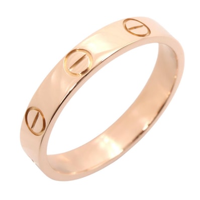 カルティエ CARTIER ミニラブリング リング・指輪 ジュエリー K18PG(ピンクゴールド) レディース ゴールド系 B4085200 【中古】