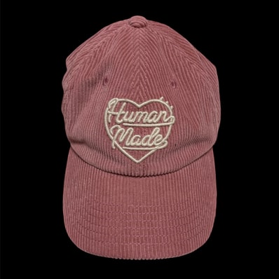 HUMAN MADE 6Panel Corduroy Cap "Pink"