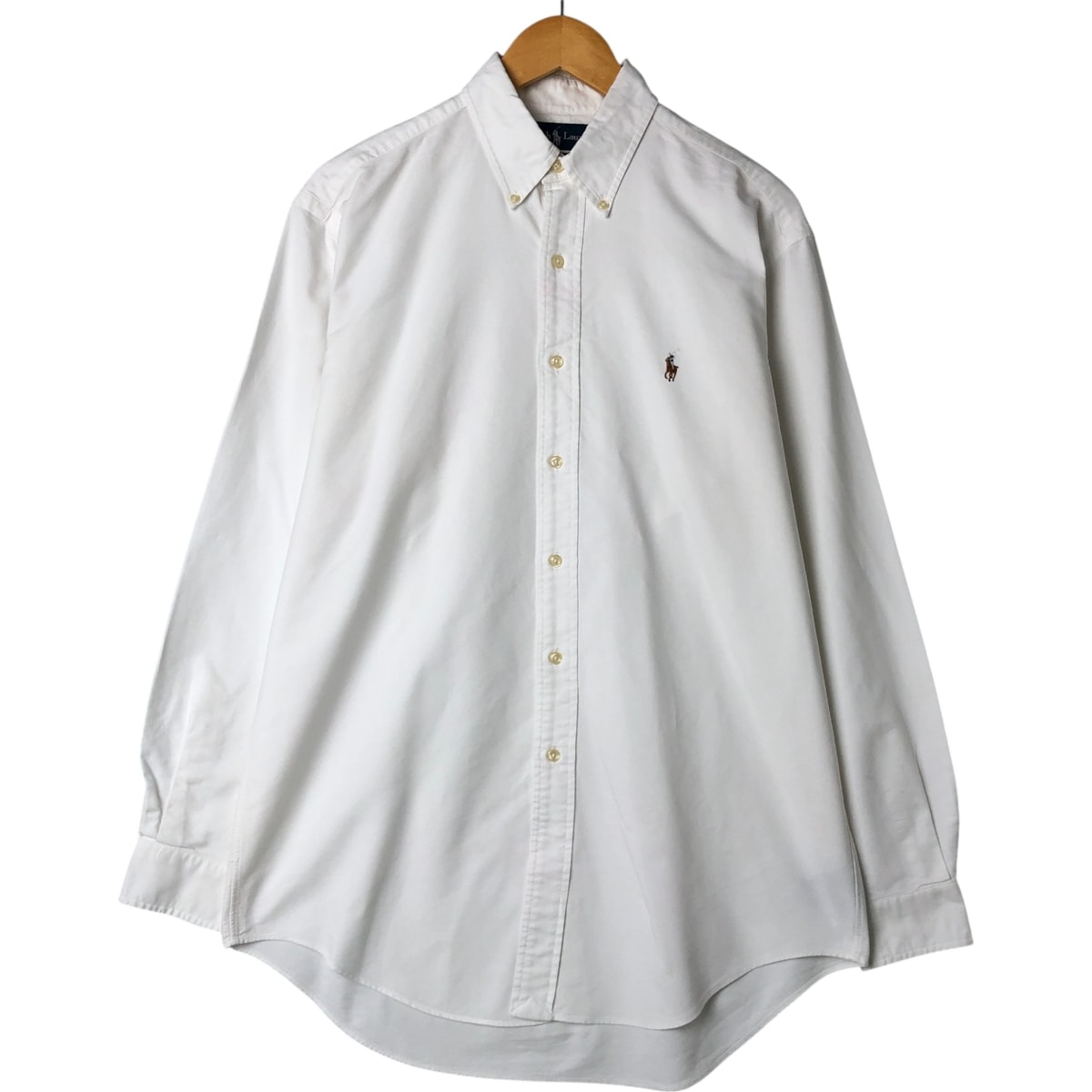 古着 ラルフローレン Ralph Lauren YARMOUTH 長袖 ボタンダウンシャツ メンズM相当/eaa543786