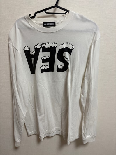 GOD SELECTION XXX x WIND AND SEA LONG SLEEVE T-SHIRT GX-A22-WSLT-01 "White"