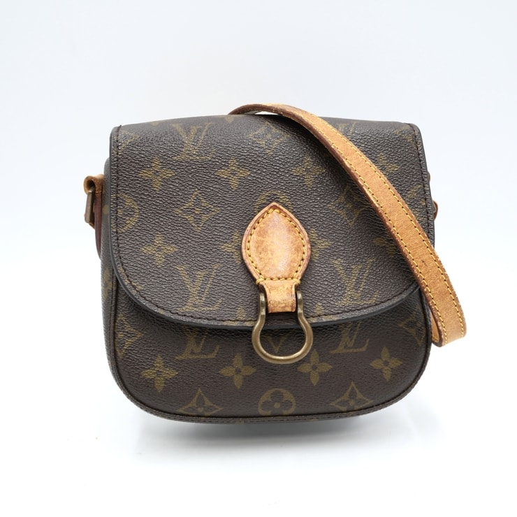 LOUIS VUITTON(ルイ・ヴィトン)サンクルーPM ヴィンテージ ショルダーバッグ モノグラム キャンバス ブラウン レディース M51244【中古】