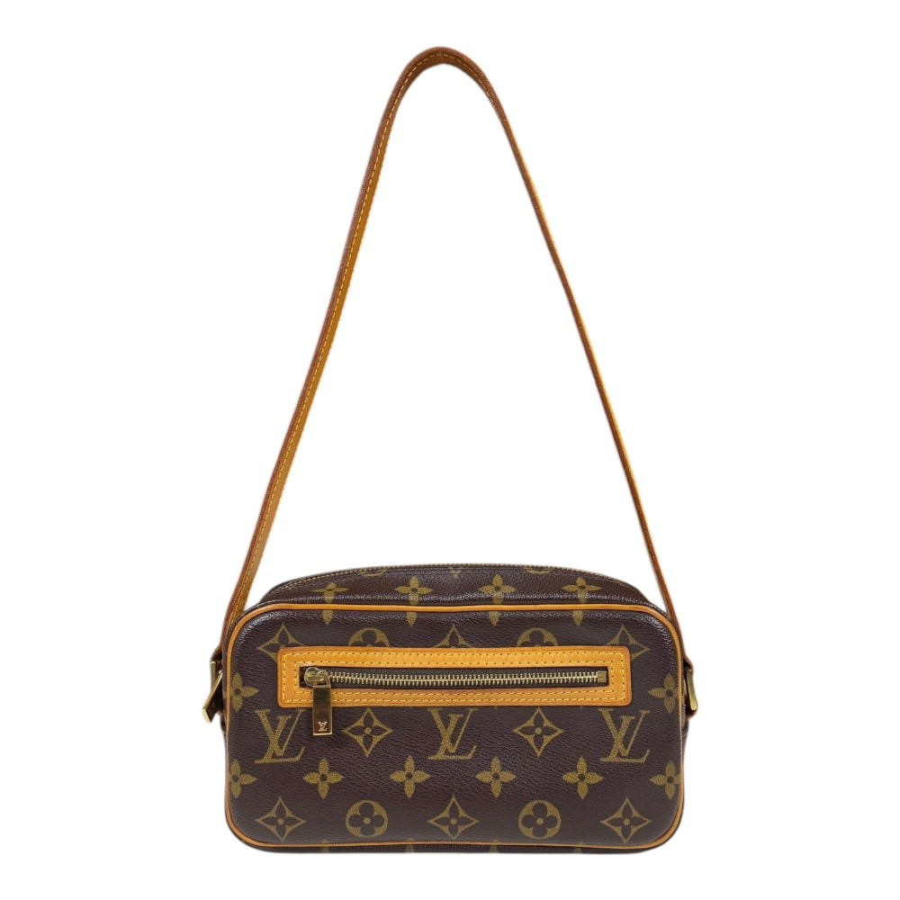 ルイヴィトン ポシェット・シテ モノグラム ショルダーバッグ モノグラムキャンバス M51183 ブラウン レディース LOUIS VUITTON  中古