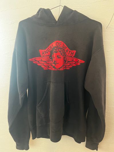 SAINT Mxxxxxx 24SS Angel Hoodie "Black"