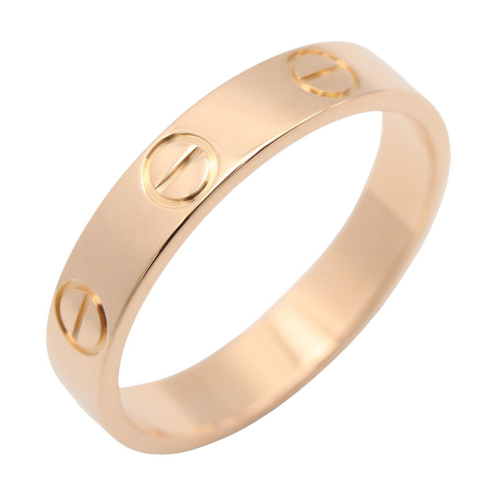 カルティエ CARTIER ミニラブリング リング・指輪 ジュエリー K18PG(ピンクゴールド) メンズ レディース ゴールド系 B4085200 【中古】