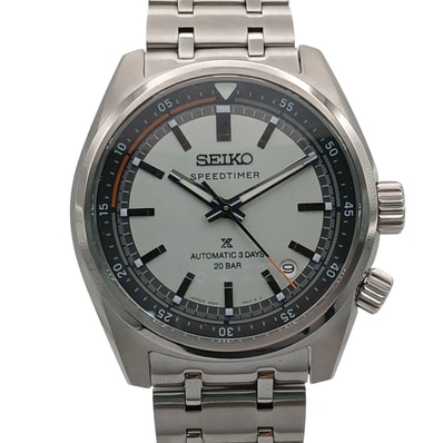 SEIKO セイコー プロスペックス SPEEDTIMER 腕時計 SBDC215 ステンレス シルバー メンズ【中古】