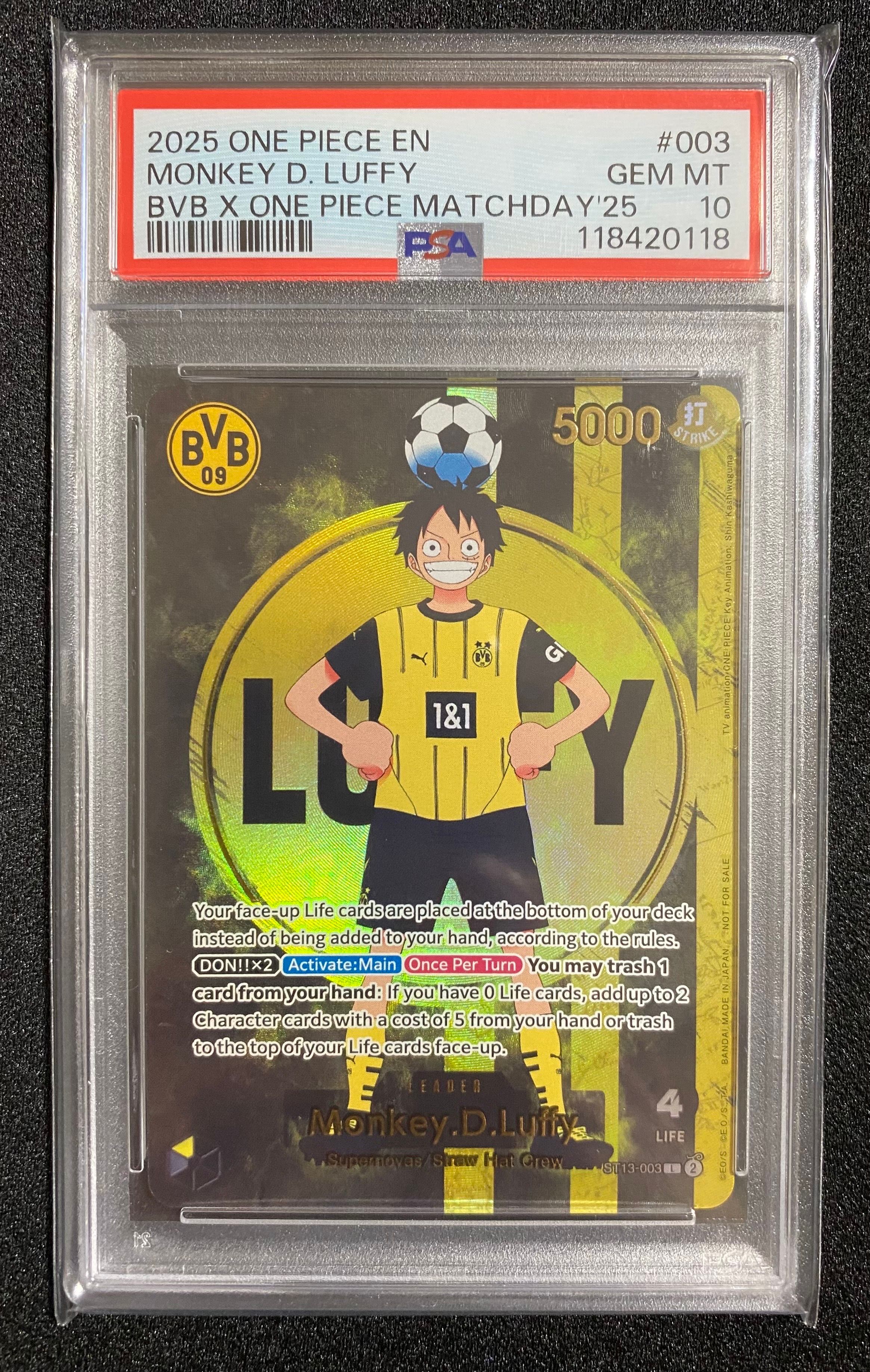 モンキー・D・ルフィ L [ST13-003]【英語版】(プロモーションカード「ボルシアドルトムント × ONE PIECE マッチデー 2025」)