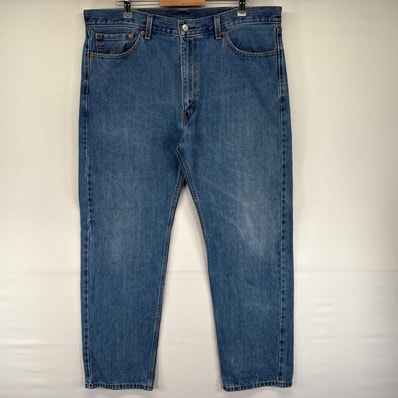 古着 リーバイス Levi's デニム パンツ 505 大きいサイズ ジッパーフライ 5ポケット ジーンズ ジーパン W40 L32 ブルー系 メンズ
