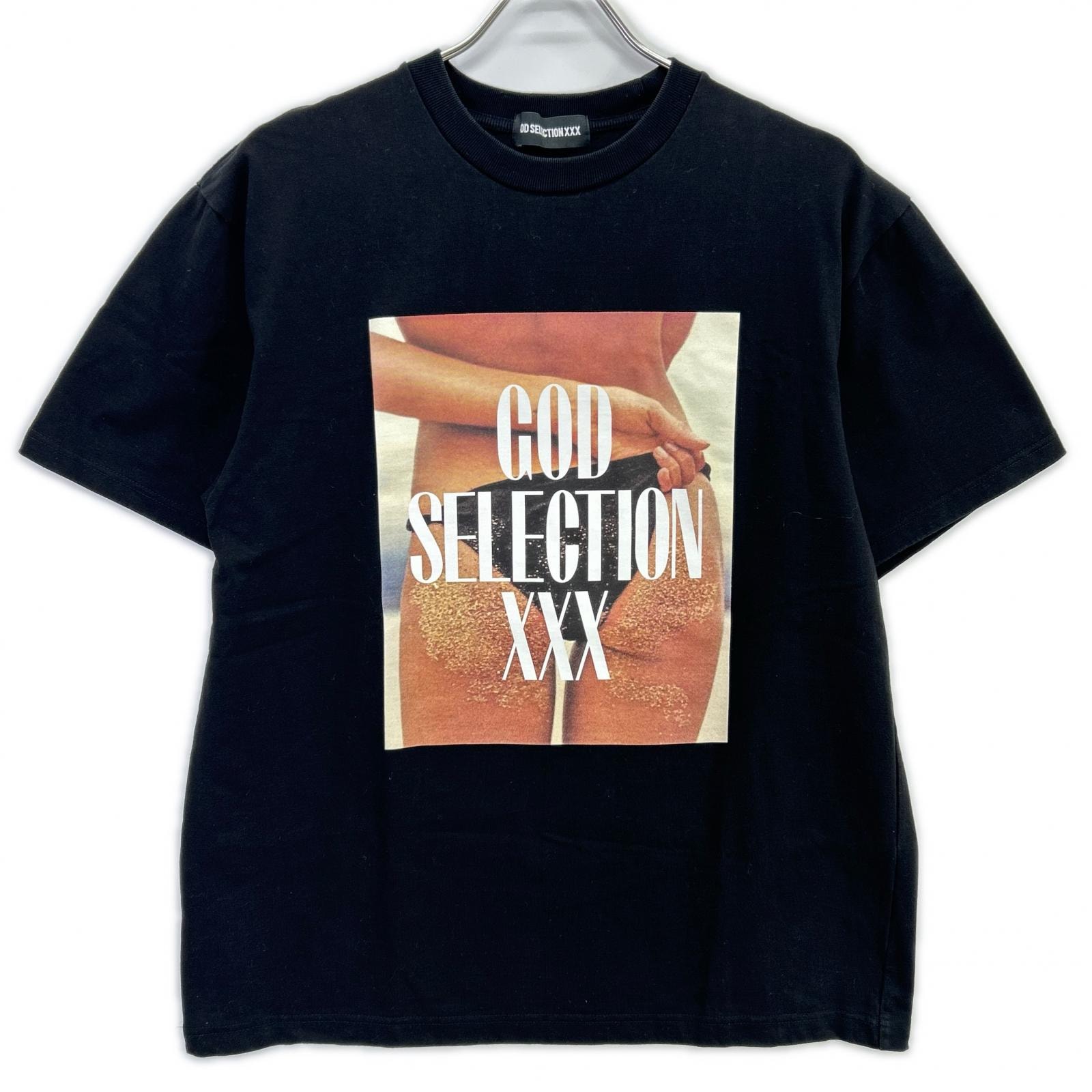 ゴッドセレクショントリプルエックス ロゴプリント 半袖Tシャツ S
