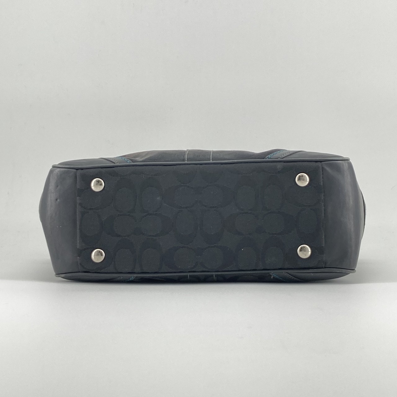 D (傷や汚れあり)】COACH（コーチ） シグネチャー キャンバス×レザー
