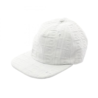 フェンディ FENDI FENDI × MARC JACOBS キャップ 帽子 コットン メンズ ブルー系 【中古】