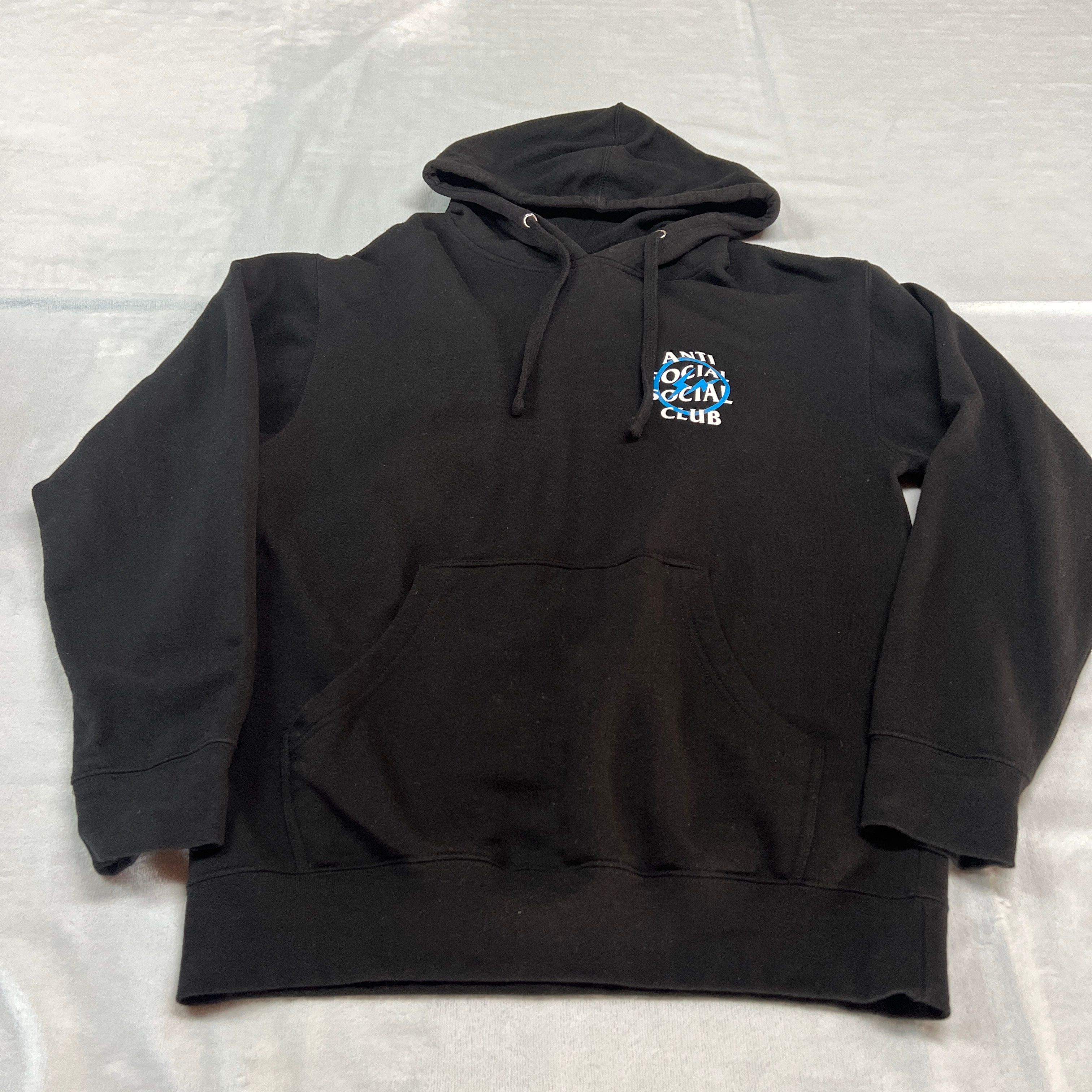 ANTI SOCIAL SOCIAL CLUB x FRAGMENT BOLT HOODIE "Blue"